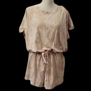 Live Well Lounge Beige Romper